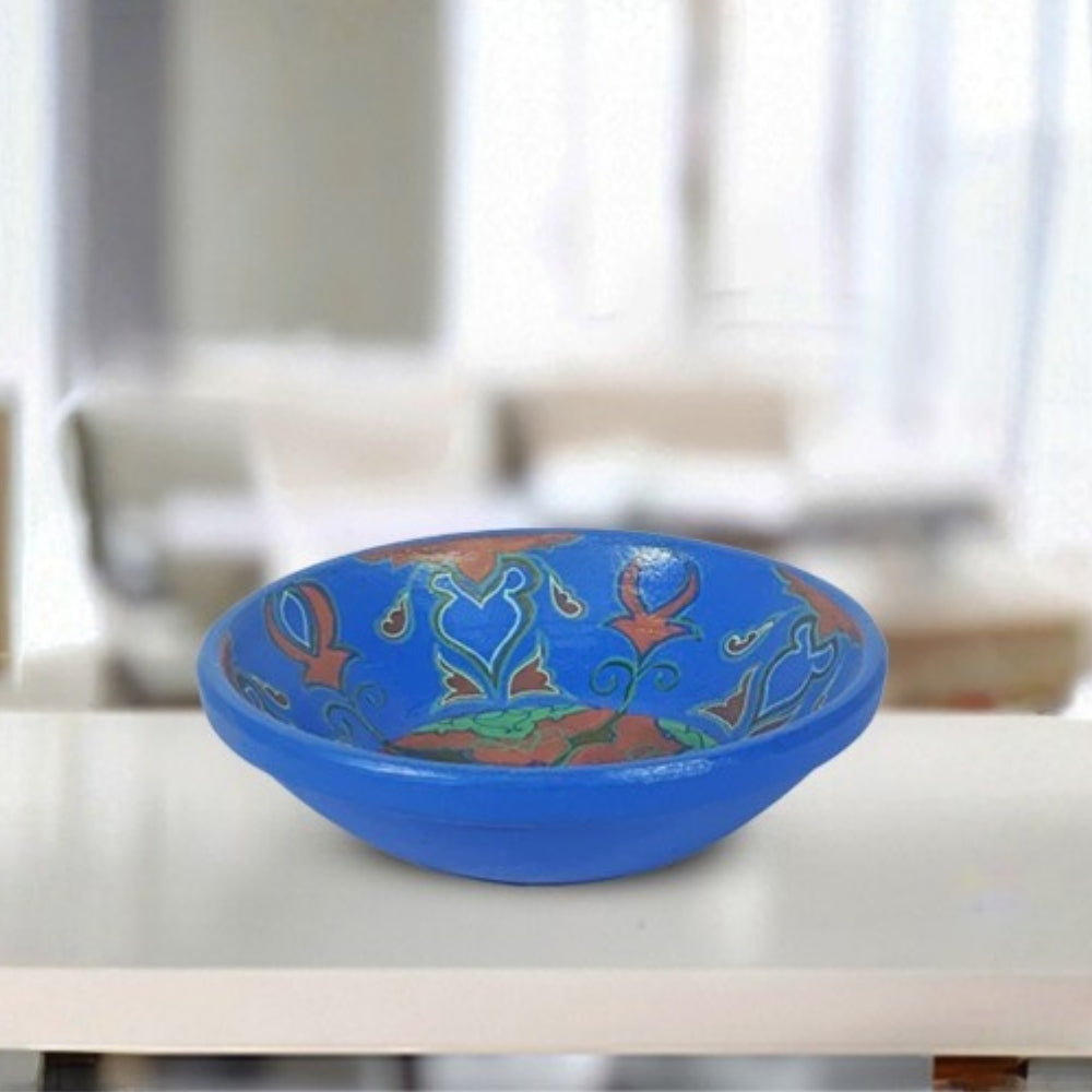 Dalia sky blue decorative centerpiece bowl